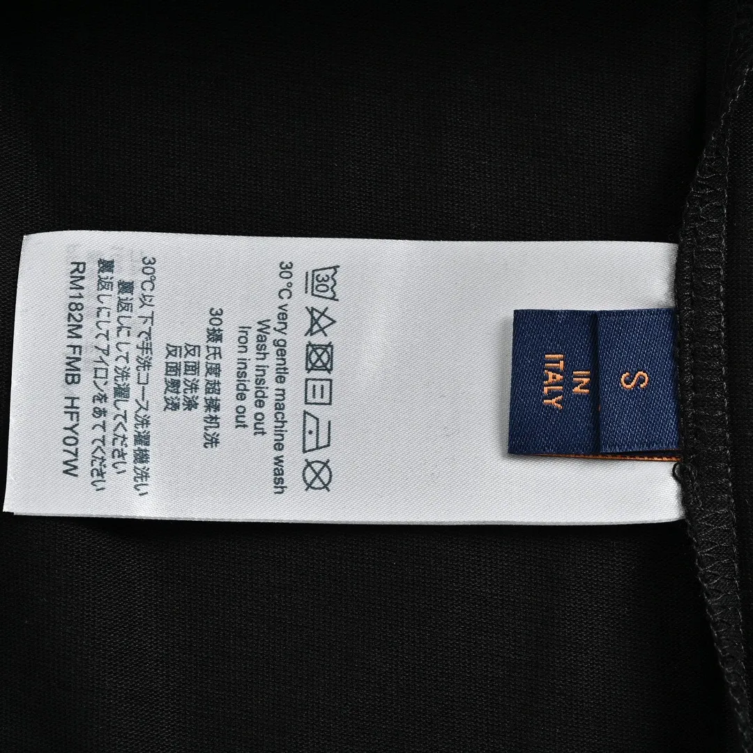 Louis Vuitton/Louis Vuitton 23ss back Shoes printed short sleeves